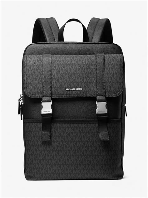 cooper logo backpack michael kors|michael kors hudson logo backpack.